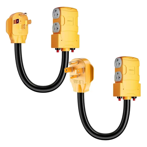 Adaptador Nema 14-30p Y Nema 14-50p A 4x 5-15/20r, Secador D