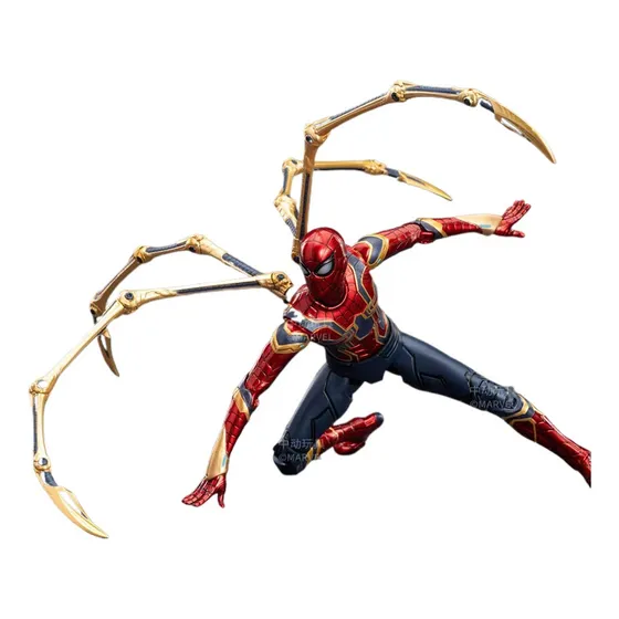 Iron Spider-man Figura De Acción Muñeco De Juguete Adorno