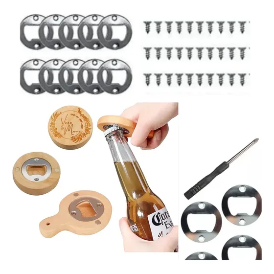 Chapitas Para Molde Silicona Destapador +tornillo Resina X10