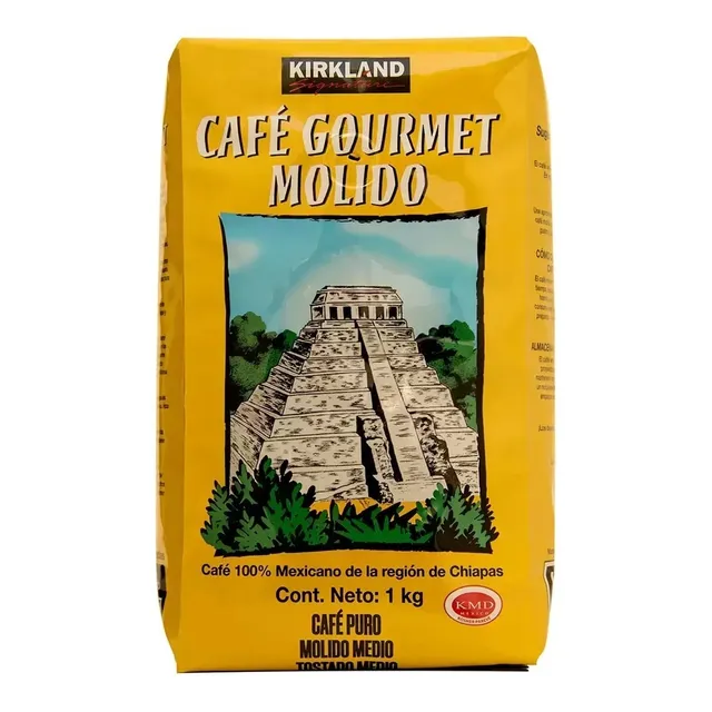 Café Gourmet Molido De Chiapas 1 Kg Kirkland Signature