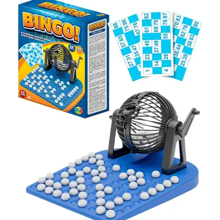 Bingo Ggb - 50 Cartelas Para Ate 50 Jogadores Com 90 Bolinha