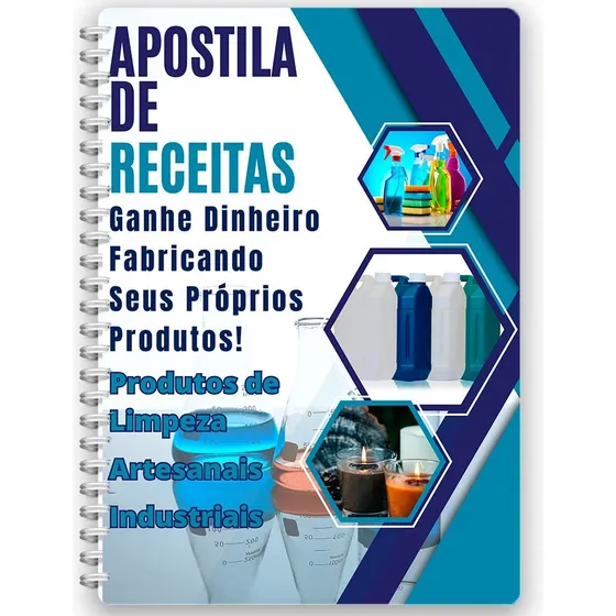 Curso Fabricação De Produtos De Limpeza Apostila Impressa