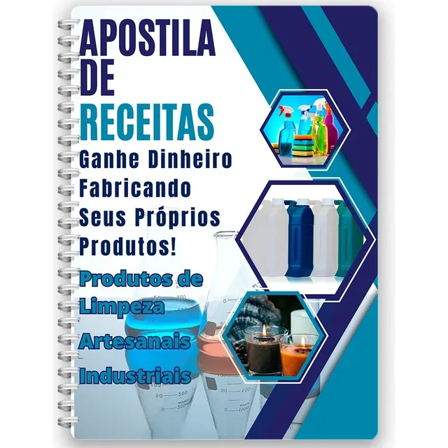 Curso Fabricação De Produtos De Limpeza Apostila Impressa