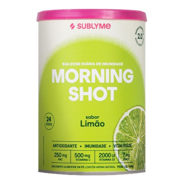 Morning Shot Limão 144g Sublyme