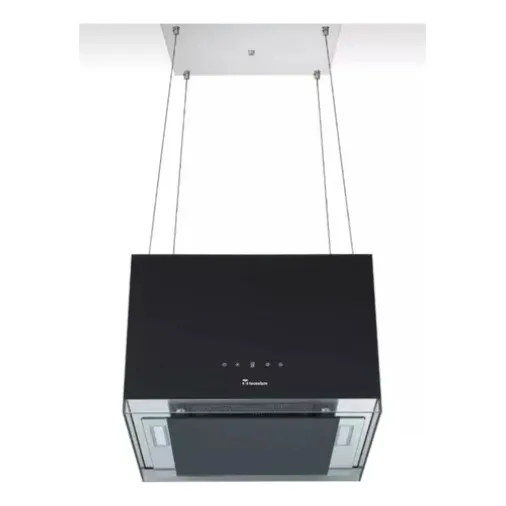 Campana De Isla 50 Cm Tecnolam Cuadrada Con Guallas