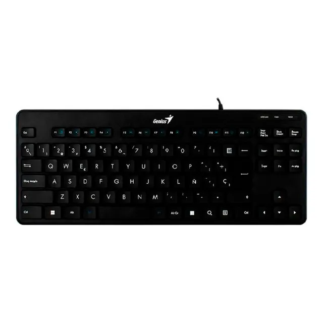 Teclado Genius Tkl Luxemate 110 Usb Multimedia Color Negro