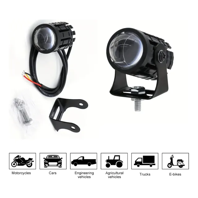 Faro Lupa Proyector Lupa Dual Exploradora Alta Iluminacion