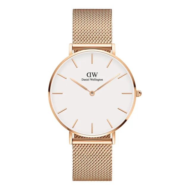 Daniel Wellington Petite Melrose Reloj, Rosa Oro Sj2mr
