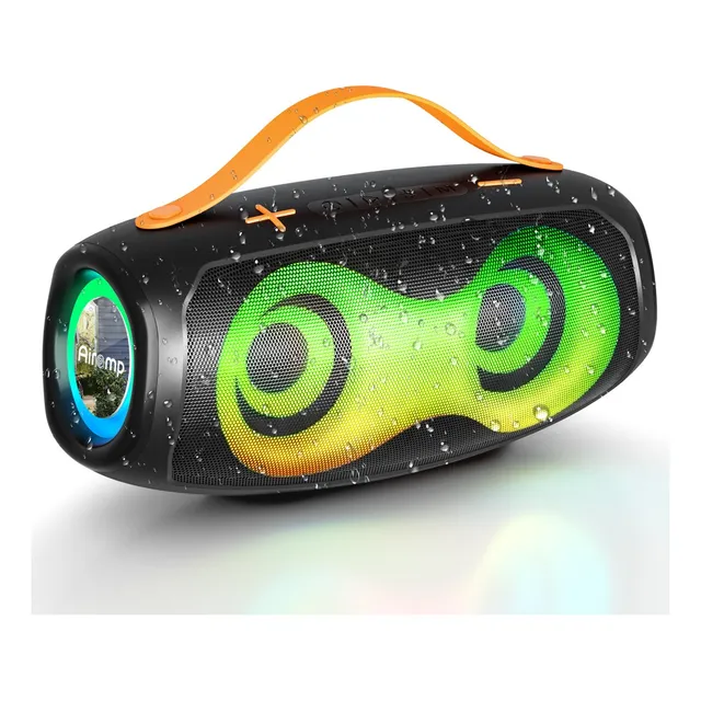 Altavoz Bluetooth Subwoofer Portátil Recargable Bocinas Rgb