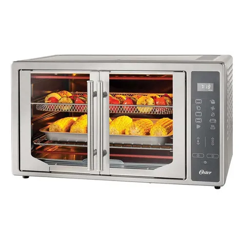 Horno Con Freidora De Aire Oster Tssttvfddafns 42 Litros Color Plateado Frecuencia 60-50hz