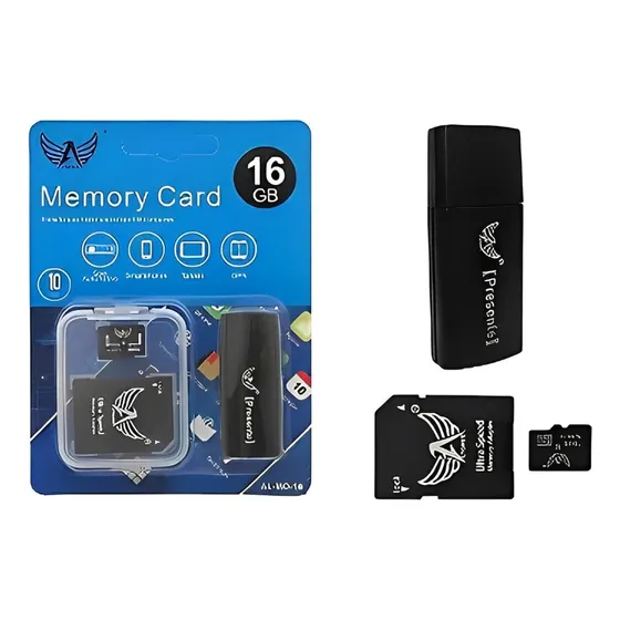 Cartão De Memória Sd 16 Gb Altomex Com Adaptador Sd E Usb