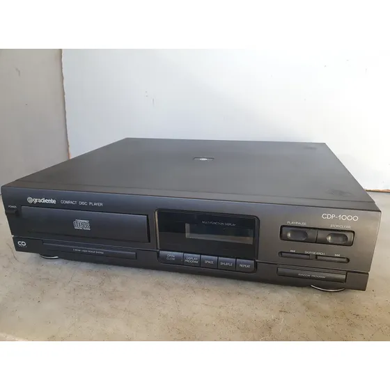 Cd Player Compact Disc Gradiente Cdp 1000 (detalhe) Preto