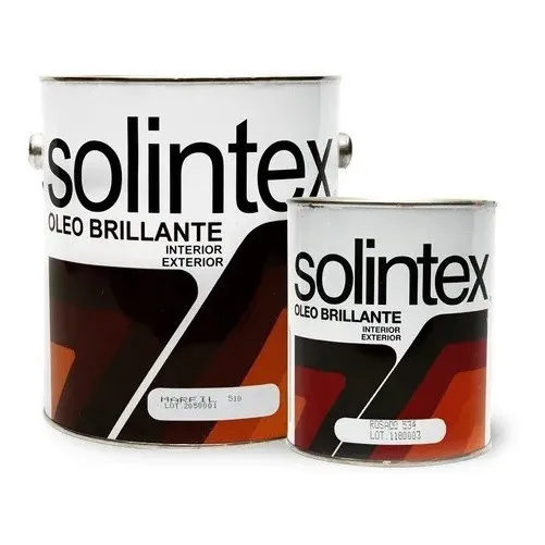 Pintura Oleo Brillante 1gl Blanco Solintex