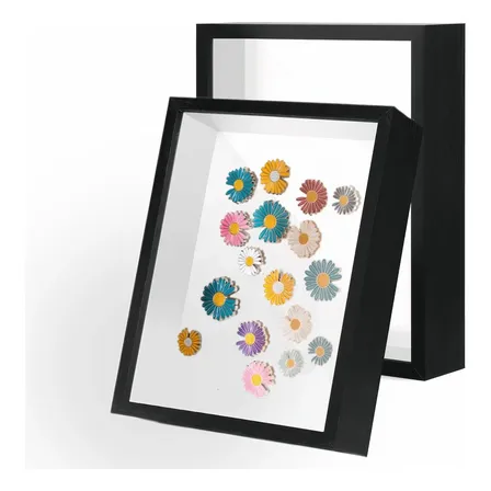 Caixa De Exibição De Moldura De Foto Shadow Box 6x8, 2 Peças