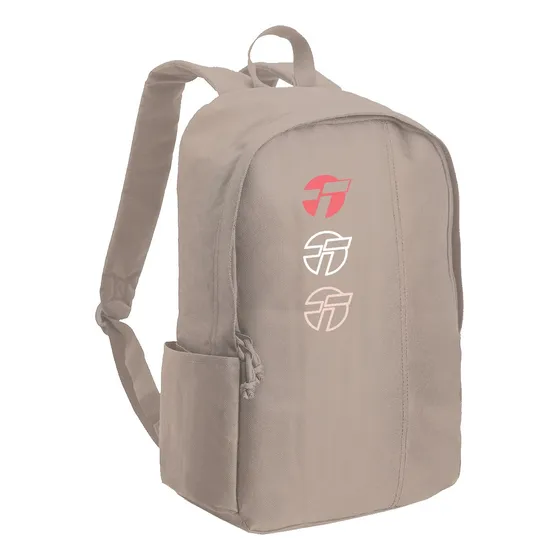 Mochila Urbana Sin Género Logo Estampado Street Topper Beige