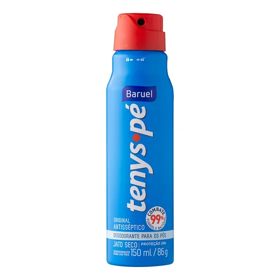 Desodorante jato seco Baruel Tenys Pé Original 150 ml