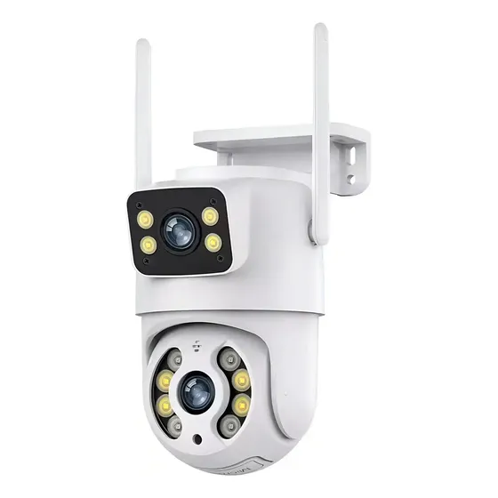 Camera Segurança Ip A31 Prova D'agua Lente Dupla 6mp Icsee Branco Estary Shop