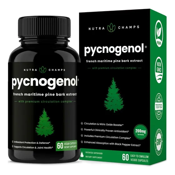 Corteza De Pino Pycnogenol Circulación Complejo 200 Mg
