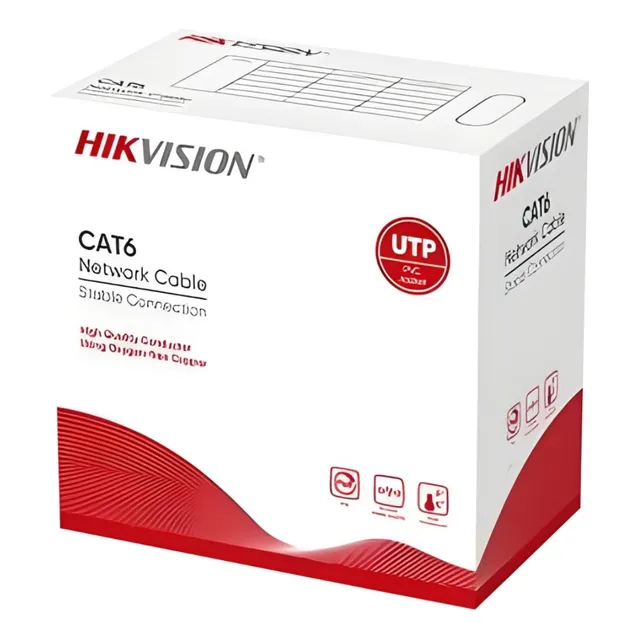 Cable Utp Hikvision Cat6e 305m - Cobre