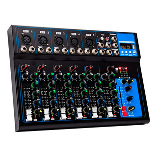 Mesa Som Pré Amplificada Profissional Bluetooth 7 Canais Mesa Som Pré Amplificada Profissional Bluetooth 7 Canais