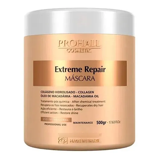 Mascara Hidratação Profunda Extreme Repair 500g Prohall