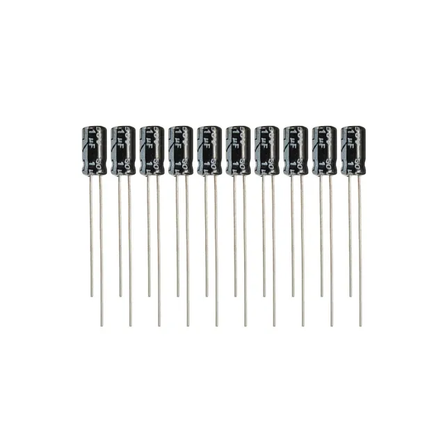 Pack 10x Capacitor Electrolitico 1uf 50v Arduino Nubbeo
