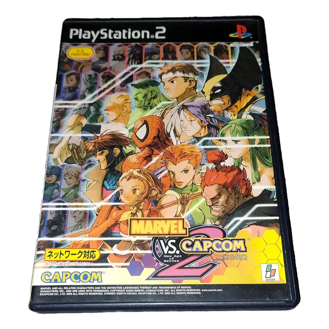 Marvel Vs. Capcom 2 - Completo - Japonês - Playstation 2