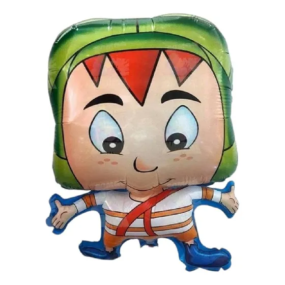 8 Globos Plastificados Del Chavo Del 8 Con Estrellas
