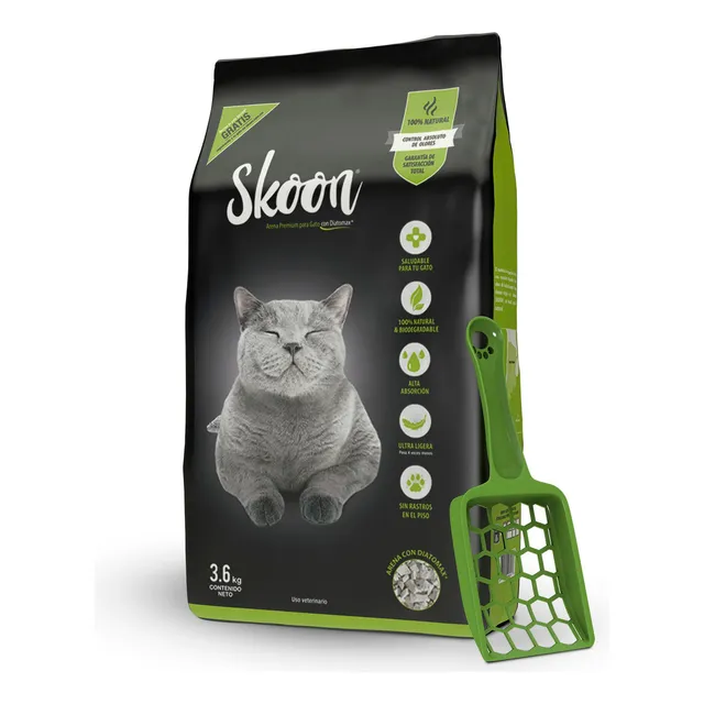 Skoon® arena Premium para gato con diatomax bolsa de 3.6kg