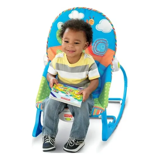 Silla Mecedora Bebe Fisher Price Deluxe Nueva Crece Conmigo