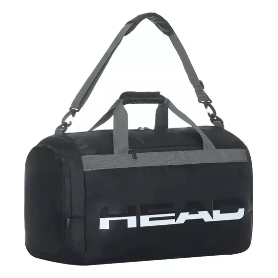 Bolso Head Gym Viaje Grande Running Tira De Hombro 16087 Color Negro