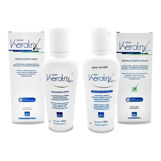 Kit Keratrix - Champú Y Crema Para Cabello Frágil Y Caída