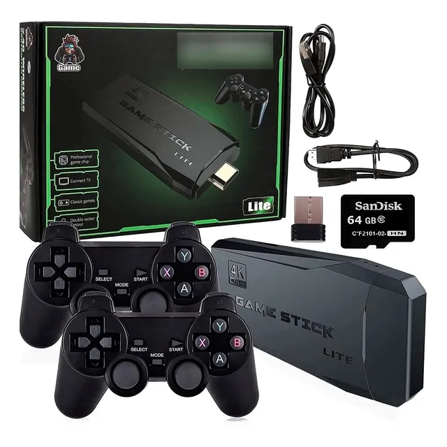 Consola Videojuegos Retro 4k Hdmi Game Stick Lite