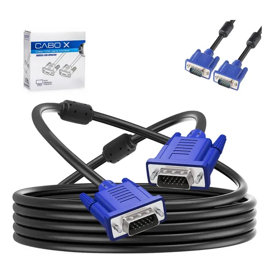Cabo Vga 15 Metros Pc Monitor Projetor Datashow Macho C/ Nf