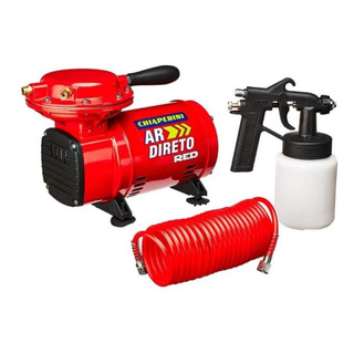 Compressor Ar Direto Red Bivolt + Kit De Pintura Chiaperini Compressor Ar Direto Red Bivolt + Kit De Pintura Chiaperini