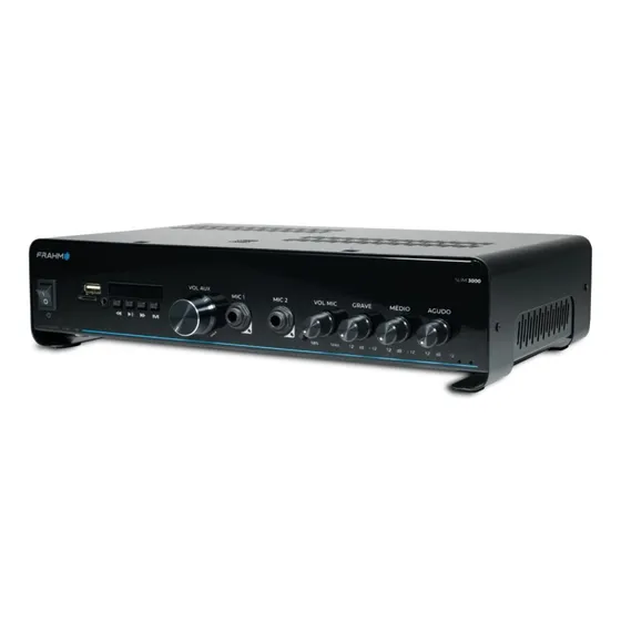 Amplificador Receiver Frahm Slim 3000 G5 Usb/bt/sd/fm 200w