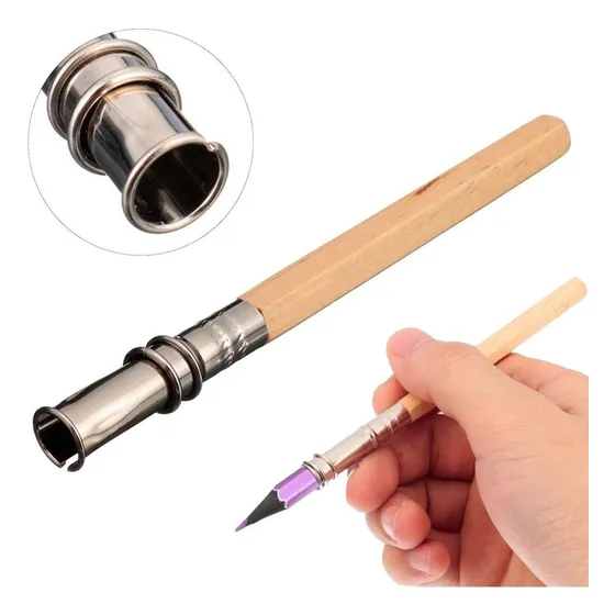 Extensor De Lápiz De Madera Y Sujeta Carboncillos