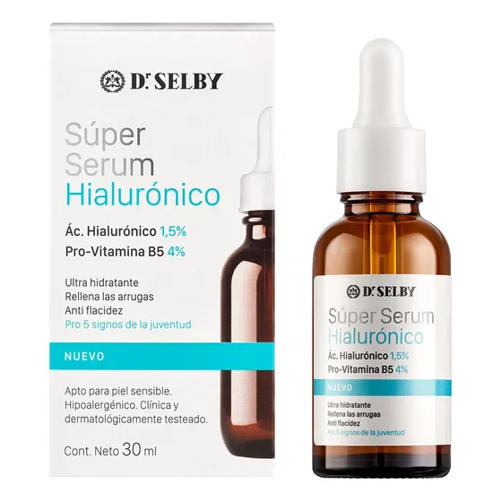 Súper Serum Hialurónico Dr Selby 30 Ml
