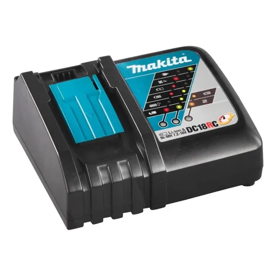 Cargador Makita 18v Negro Para Baterías De Herramientas