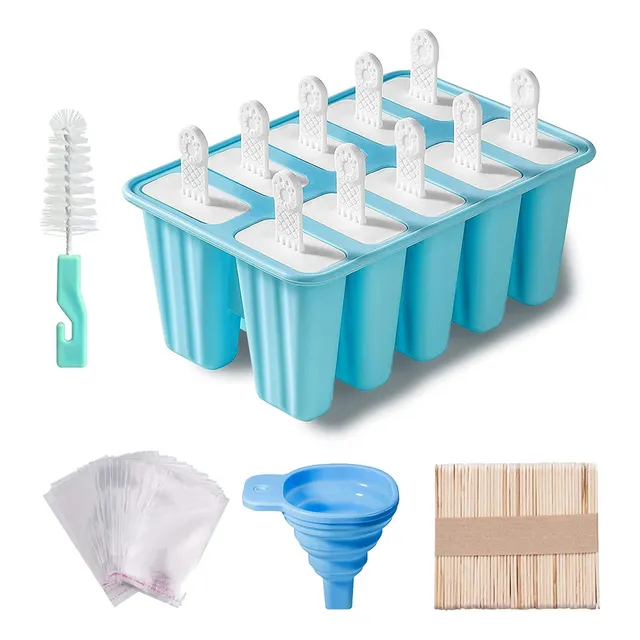 Jjjj10 Máquinas Para Hacer Paletas De Hielo, Embudo, Brochas