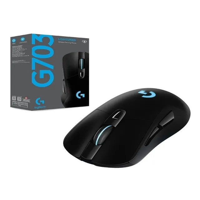 Mouse Gamer G703 Lightspeed Inalámbrico Logitech G Negro