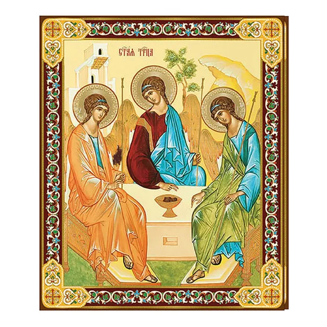 Religious Gifts Santisima Trinidad Icono Ortodoxo Ruso Angel