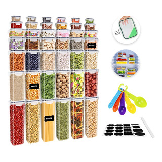 Recipientes Herméticos De Almacenamiento De Cocina Set 42 Pz Recipientes Herméticos De Almacenamiento De Cocina Set 42 Pz