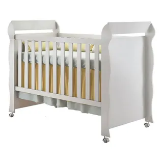 Berço Americano Mirelle Branco Brilho - Carolina Branco