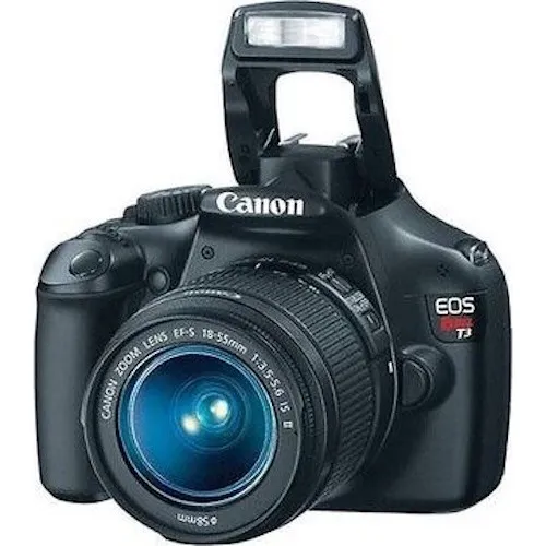 Canon Eos Rebel T3 Dslr Color Negro