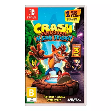 Crash Bandicoot: N. Sane Trilogy  Standard Edition Activision Nintendo Switch Físico