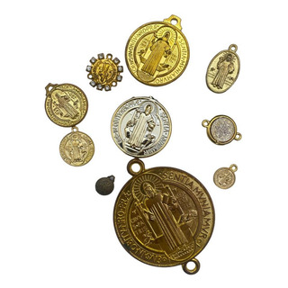 100 Gr Dijes Medallas Religiosas Para Llaveros Pulsera 47 Pz 100 Gr Dijes Medallas Religiosas Para Llaveros Pulsera 47 Pz