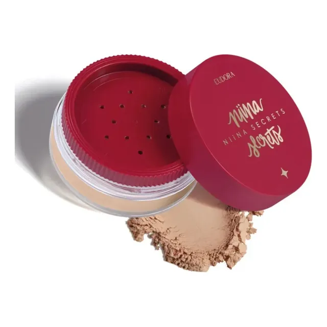 Base de maquiagem em pó Niina Secrets Pó Solto Niina Secrets Pó Solto Niina Secrets Perfect Match 12g tom cor 02 - 12g