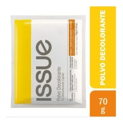Polvo Decolorante Capilar Issue Ultra Rapida Sachet 70g Tono Sin tono
