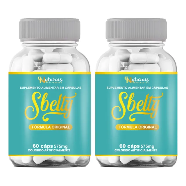 2x Sbelty 60 Capsulas Original - Loja Oficial - Envio Hoje